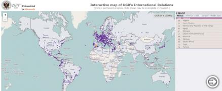 Map International Relations UGR